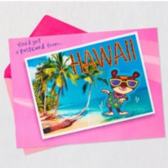 Postcard From Hawaii Funny Pop-Up Mother's Day Card For Mom - Picture 2 of 3